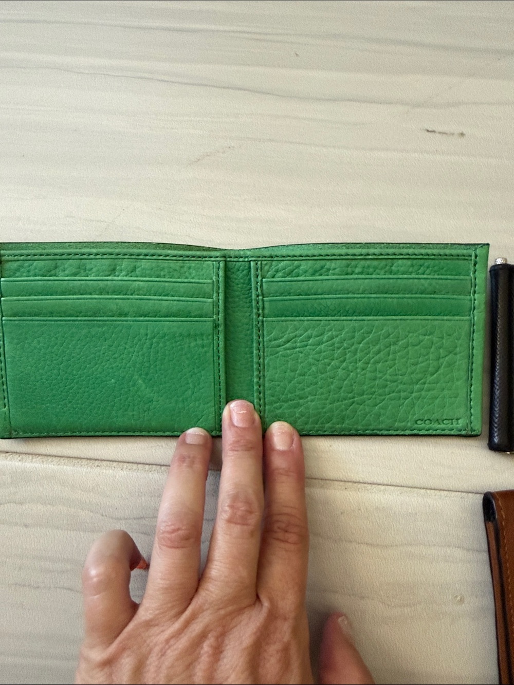 Lot of 5 Coach Leather Wallets & Wristlet - Picture 5 of 16